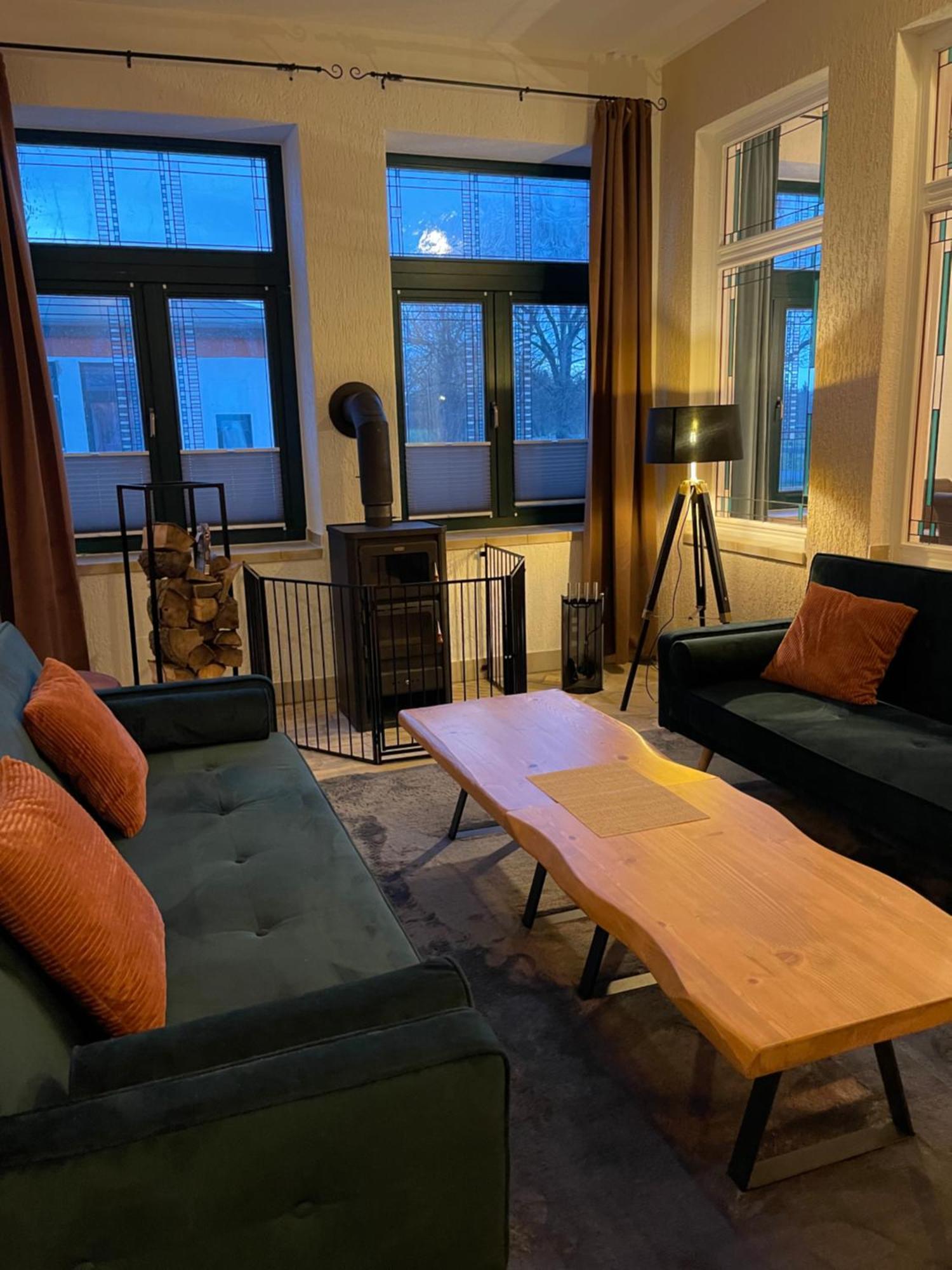 Ferienwohnung Mit Kamin Und Traumhafter Dachterrasse Mit Weitblick In Die Natur Neu Gaarz Екстер'єр фото